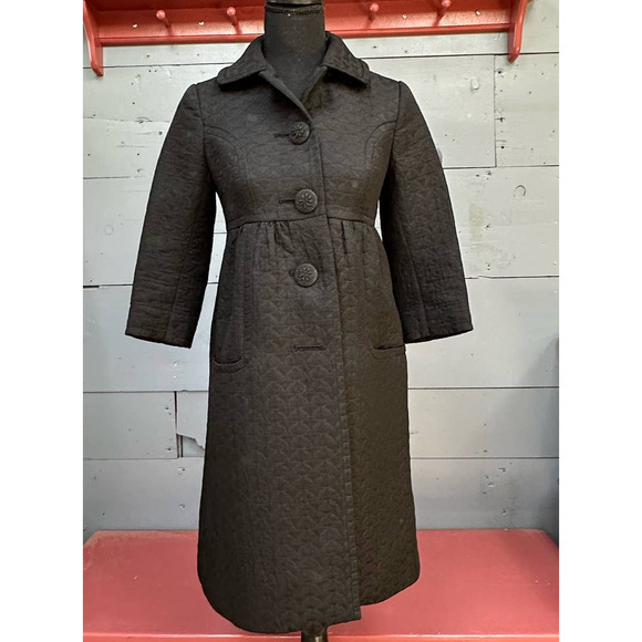 Max Studio Black Pea Coat - Picture 1 of 8
